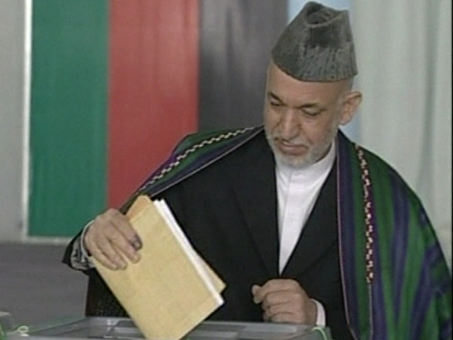 Hamid Karzai - Election results are queried Hamid Karzai - Election results are queried