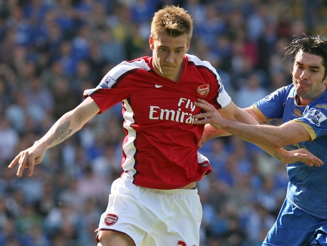 Nicklas Bendtner scored the winner for the Gunners