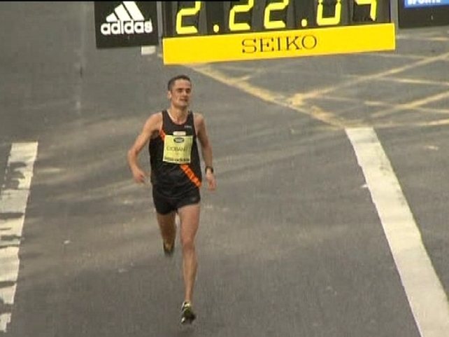 Clonliffe Harriers runner Sergei Ciobanu claimed the National Marathon title