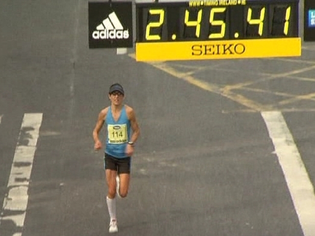 Raheny's Annette Keeley was the first Irish woman to finish