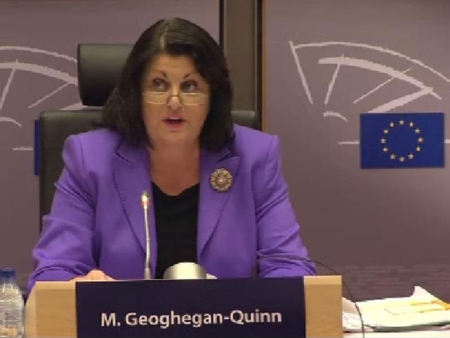 Máire Geoghegan-Quinn - Contacted Minister for Finance Brian Lenihan Máire Geoghegan-Quinn - Contacted Minister for Finance Brian Lenihan