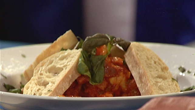 Conchigliette all'Arrabiatta with Pancetta and Chorizo Conchigliette all'Arrabiatta with Pancetta and Chorizo