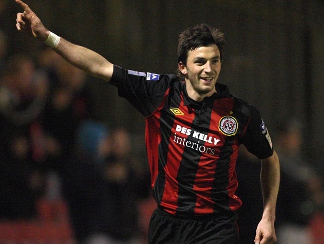 Killian Brennan headed home the winner for Boheminas at Dalymount Park
