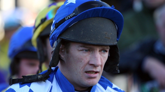 Persistence paid off for Paul Carberry as Bat Masterson got up in the Albany Hurdle