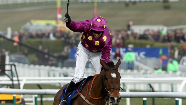 Big Zeb and Barry Geraghty winning at the Festival in 2010