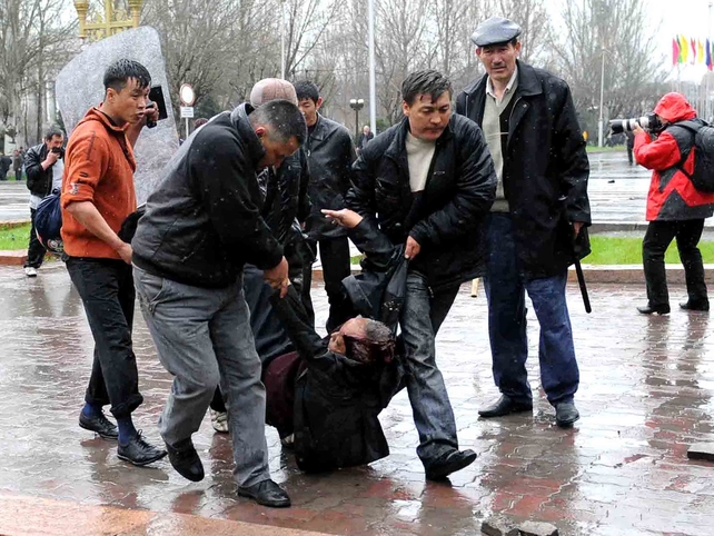 Kyrgyzstan - At least 47 people killed as opposition takes over Kyrgyzstan - At least 47 people killed as opposition takes over