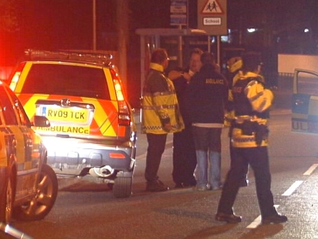 Holywood - Homes around the base were evacuated Holywood - Homes around the base were evacuated