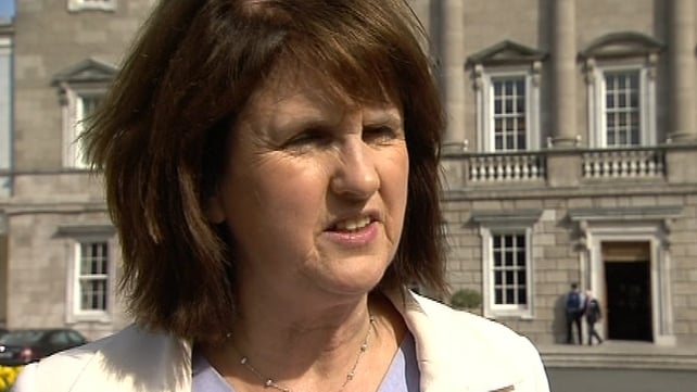 Joan Burton said there were two windows of opportunity to hold the ballot Joan Burton said there were two windows of opportunity to hold the ballot