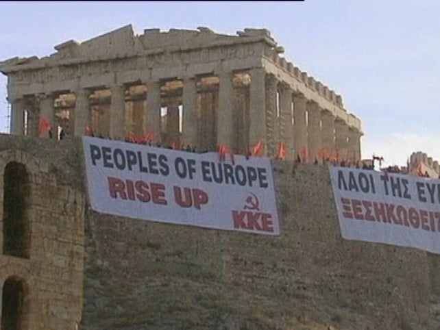 Greece - Protest against austerity measures Greece - Protest against austerity measures