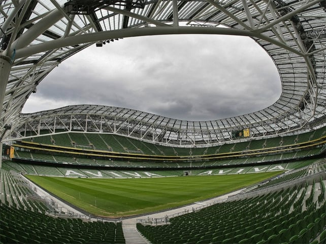 A fan's-eye view of the impressive Aviva Stadium