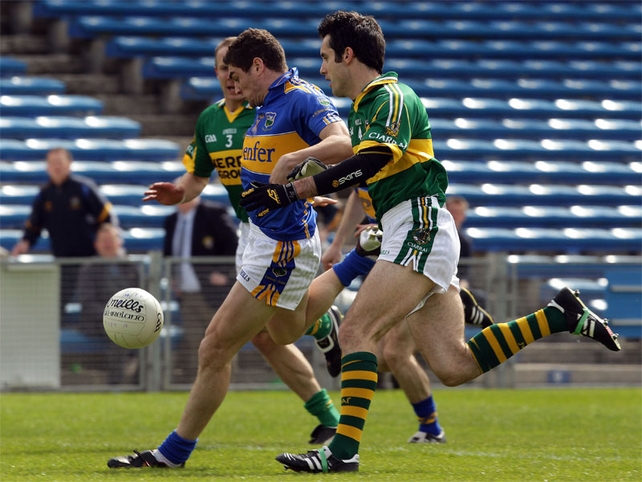 Philip Austin of Tipperary scores the Premier County's first goal