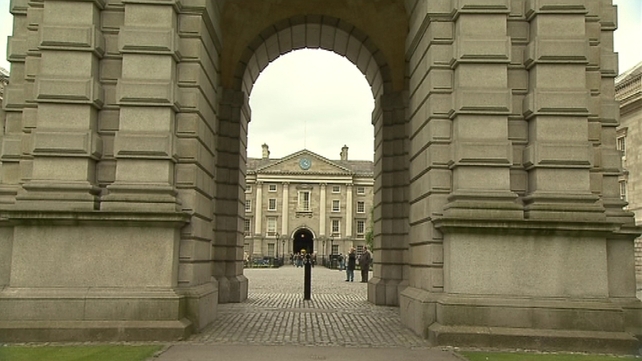The incident occurred near Trinity College this morning The incident occurred near Trinity College this morning