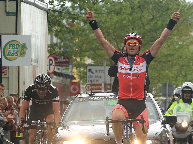 Dan Craven (left) and Pieter Ghyllebert (right) were clear at the finish