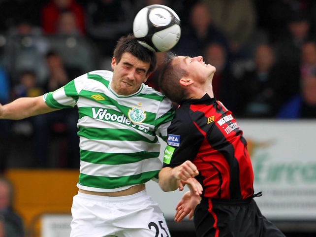 Robert Bayly equalised late on for Shamrock Rovers