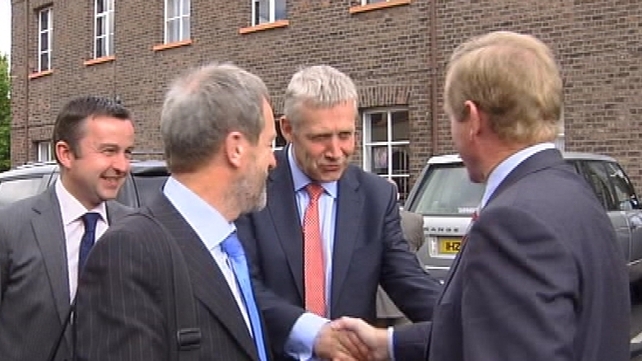 Belfast - Fine Gael delegation holds talks Belfast - Fine Gael delegation holds talks