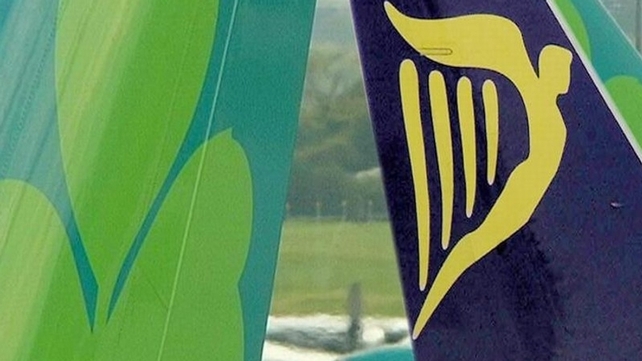 Passenger figures for February from both Aer Lingus and Ryanair today Passenger figures for February from both Aer Lingus and Ryanair today