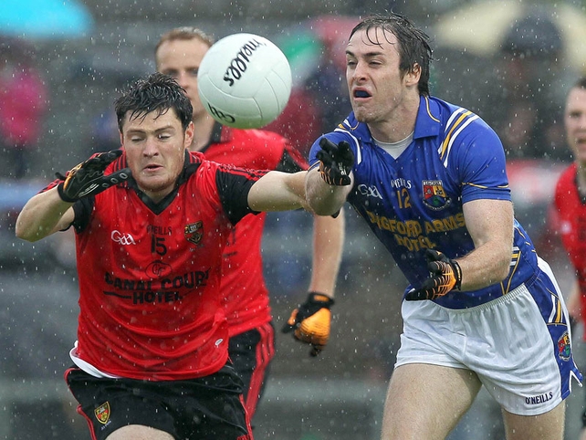 Martin Clarke scored a controversial penalty for Longford