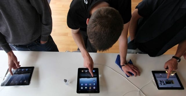 The survey found that eight out of every ten Irish adults own a portable internet enabled device The survey found that eight out of every ten Irish adults own a portable internet enabled device