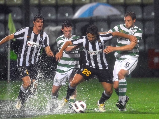 The conditions were difficult for both sides in a wet Modena