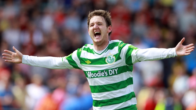 Gary Twigg was among the scorers for Shamrock Rovers