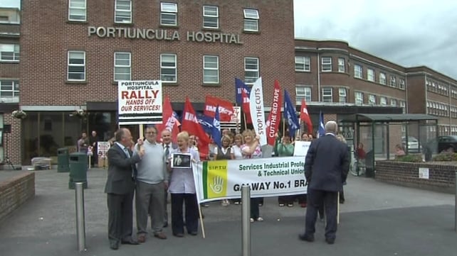 Portiuncula Hospital - Campaigners concerned at cuts to services Portiuncula Hospital - Campaigners concerned at cuts to services