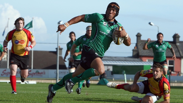 Ray Ofisa starts for Connacht against Toulouse
