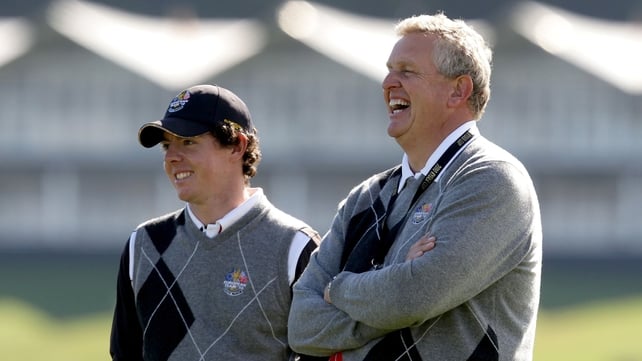 Colin Montgomerie led the European team to victory at Celtic Manor in 2010