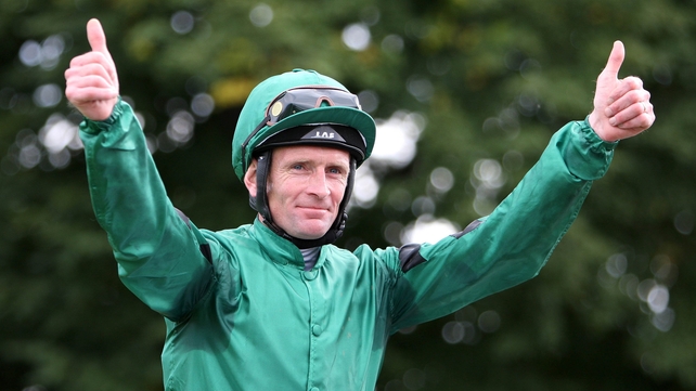Kevin Manning partnered Feasta to victory
