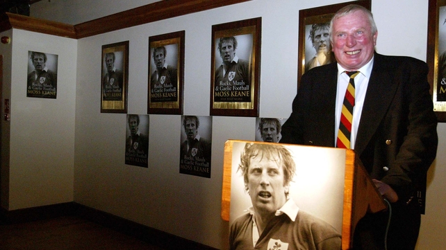 Moss Keane pictured in Lansdowne Rugby club at the launch of his autobiography - Rucks, Mauls & Gaelic Football - in 2005