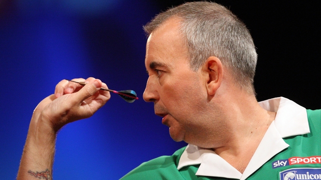 Phil Taylor - The Power was well beaten but the Stoke native dimissed retirement rumours