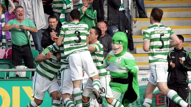 Chris Turner put Shamrock Rovers ahead but St Pat's fought back to force a replay