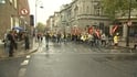 Kildare Street - Violent scenes followed a peaceful USI protest 