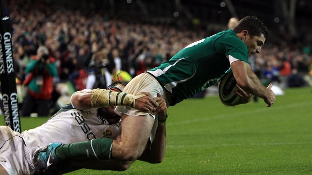Rob Kearney's late try was not enough for Ireland