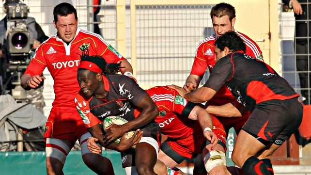 Paul Sackey's try for Toulon just before half-time sounded the death knell for a below par Munster