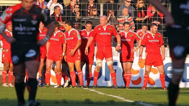 Paul O'Connell's Munster were out-gunned in all departments at Stade Mayol
