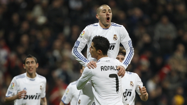 Karim Benzema netted the opener