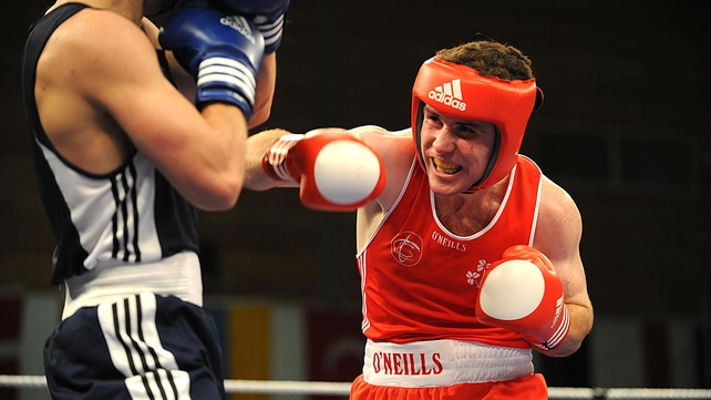 Eamon O'Kane made a successful debut for Milano Thunder on Friday night