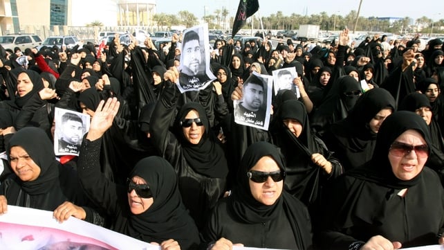 Protests broke out in Bahrain earlier this year Protests broke out in Bahrain earlier this year