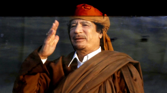 Muammar Gaddafi - Large crowds protesting regime Muammar Gaddafi - Large crowds protesting regime