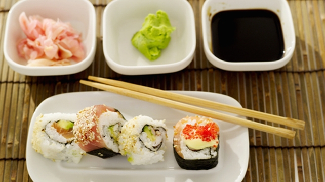 Sushi Rice and Nigiri, Gunkan and Sushi Rolls Sushi Rice and Nigiri, Gunkan and Sushi Rolls