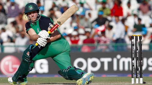 Ed Joyce recorded a knock of 41 in Belfast