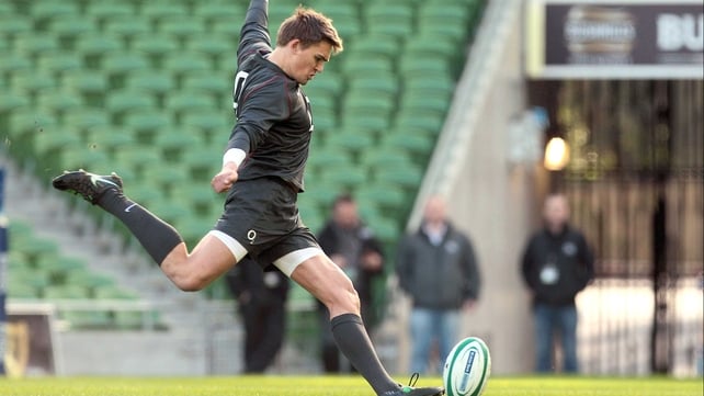 Toby Flood is sidelined for England