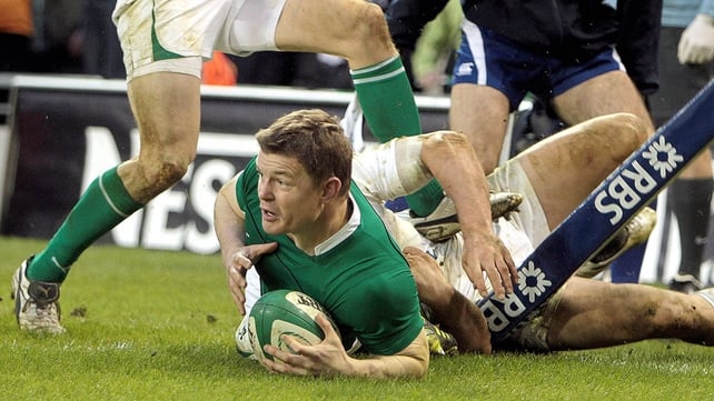 Brian O'Driscoll inspired Ireland once again