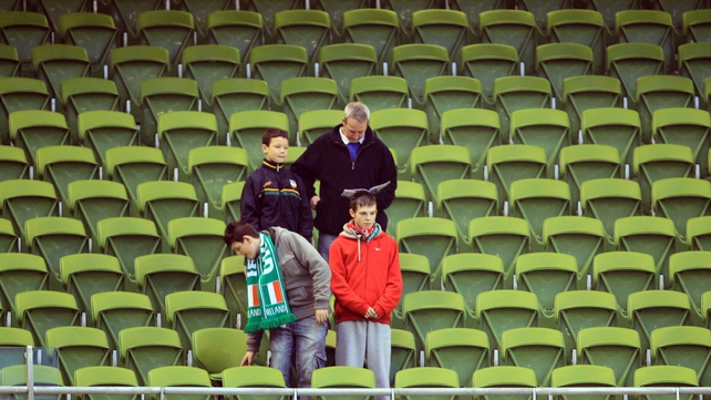 The official attendance at Aviva Stadium, which was never revealed, was almost certainly greater than four