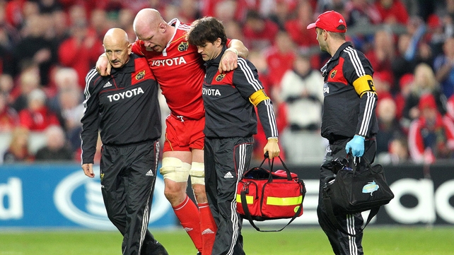 O'Connell - Leaving the field against Leinster