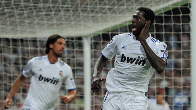 Emmanuel Adebayor - Netted a brace as Spurs were sunk in Madrid