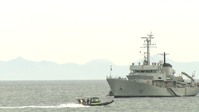 The LE Emer was involved in the search The LE Emer was involved in the search
