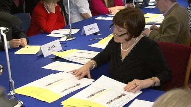 Leinster House - Counting of votes is continuing this afternoon Leinster House - Counting of votes is continuing this afternoon