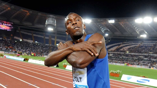 Usain Bolt survived a tardy start to prevail in Switzerland