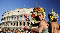 EuroPride parade to challenge Italy's 'homophobic parliament' EuroPride parade to challenge Italy's 'homophobic parliament'
